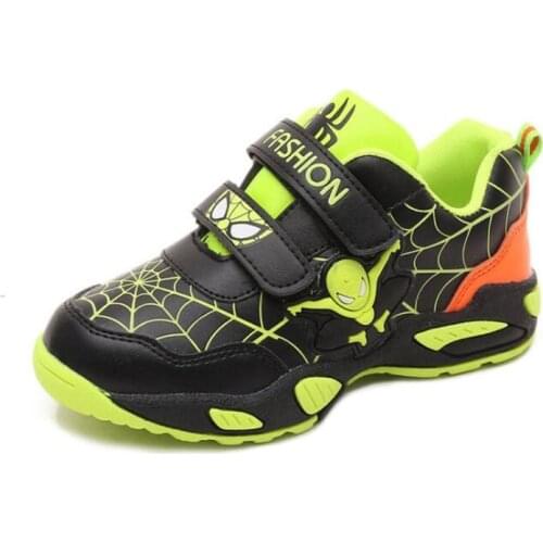 Children Sports Shoes Autumn Boy Running Casual Shoe Fashion Student Travel Shoes PU Leather Sneakers