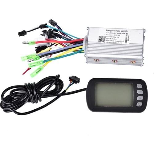 Safety 36V/48V 350W Motor Controller LCD Display For Electric Bike Scooter