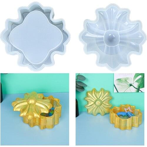 Epoxy Mould Crow Heart Storage Box Silicone Mould Candle Cup Amazon Resin Molds for Jewelry Resin Molds