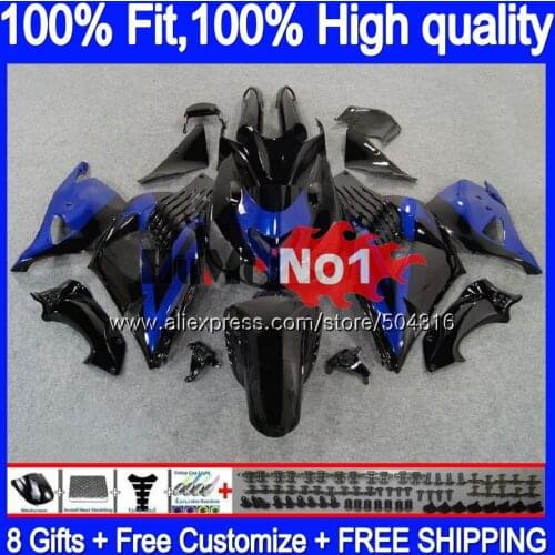 Injection For KAWASAKI ZX-14R ZX14R 12 13 14 15 16 17 Black Blue 87MC.135 ZZR1400 ZX 14R 2012 2013 2014 2015 2016 2017 Fairing