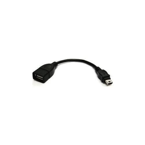 Jimier CY Cable USB 2.0 Host Mini A Male to USB A female OTG adapter
