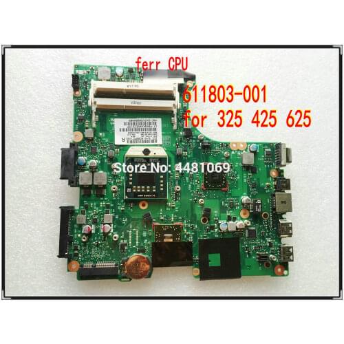 For HP 625 Notebook for Compaq 325 326 425 Notebook 611803-001 CQ325 325 425 625 laptop motherboard 100% full tested OK