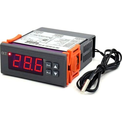 W2020 Miniature Electronic Digital Display Smart Thermostat Temperature Controller Heating And Cooling Switch Constant Temperatu