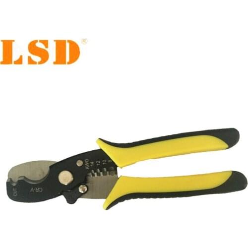 Wire cutting and stripping multi-purpose plier two in one cable stripper multi tool LS-206B