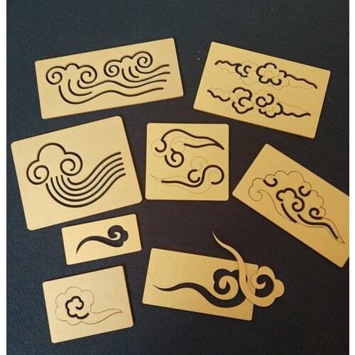 Embroidery kit patchwork Hand account sew tool Quilting ruler Acrylic Sashiko design mould Template линейка borduurwerk