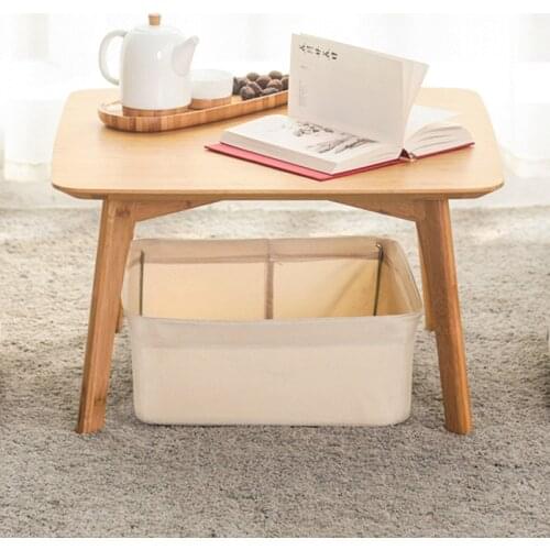 Natural Eco-friendly bamboo coffee table minimalist modern bay window small desk multi-functional creative sofa side tea stand