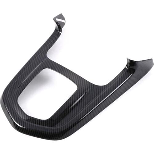 NEW-Carbon Fibre for Nissan Navara NP300 2016-2019 Car Gear Shift Knob Frame Panel Decoration Cover Trim Sticker Accessories