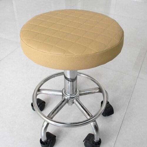 New Round Bar Stool Cover Stool Seat Slipcover Bar Chair Cover Elasticated Stool Cover Chair Covering Tabouret de Bar Slipcover