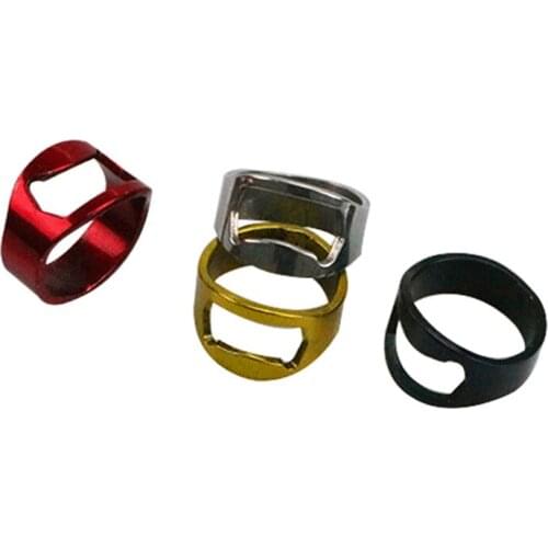 Stainless Steel Bottle Opener Multifunctional Ring Shape Beer Opener Portable Beer Cap Opening Remover Individual Decoration