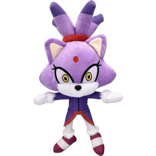 New25cmSonic Plush Toys Cartoon Soft Stuffed Plush Doll Kid Toys Cute Anime Plushie Doll For Girls Children Birthday Gifts