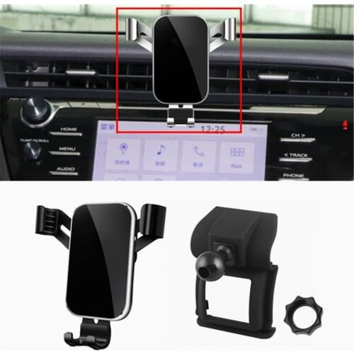 Adjustable Mobile Phone Holder For Toyota Camry 2018 Left Hand Drive Car Auto Dashboard Mount Phone Holder Clip For Camry 2019