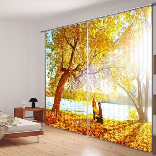 Customized Horse Luxury 3D Blackout Window Curtain Drapes For Living room Bed room Hotel Wall Tapestry Cortinas