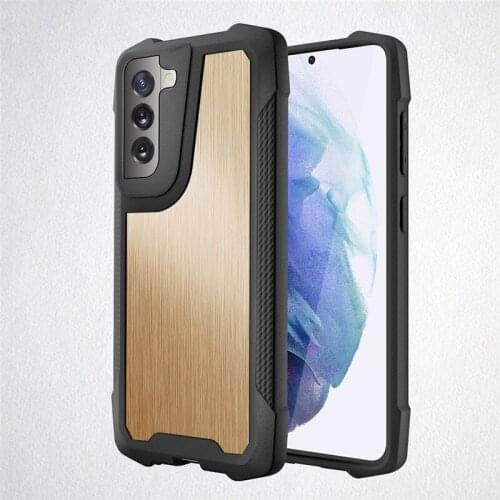 Luxury Military Armor Metal Phone Case for Samsung Galaxy S21 Ultra Airbag Shockproof Cover for Samsung S21 Plus S21 S21 FE Case