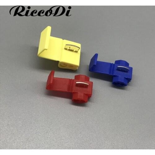 Blue Red Yellow Snap-Lock ScotchLok Electrical Wire Cable Splice and Feed Connectors