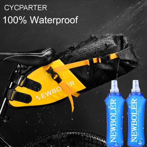 NEW Bike Bag Saddle Bag Bicycle Bag For Rear Large Capatity Seatpost Pack Foldable MTB Bike Cycling Bag Bikepacking Accessories