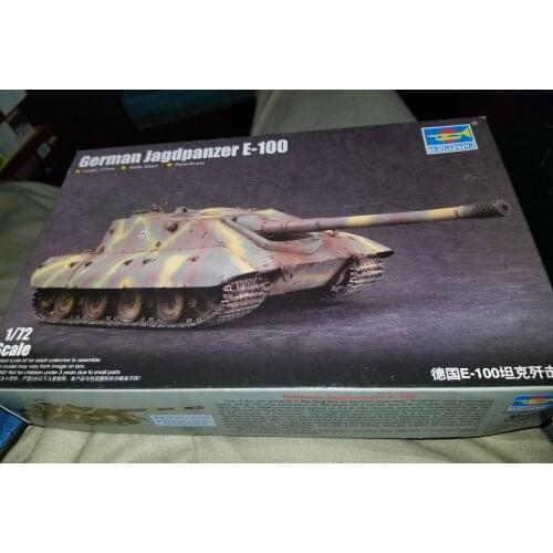 Trumpeter 07122 1/72 Scale German Jagdpanzer E-100 Tank Plastic Model Armor Kit TH05747-SMT6