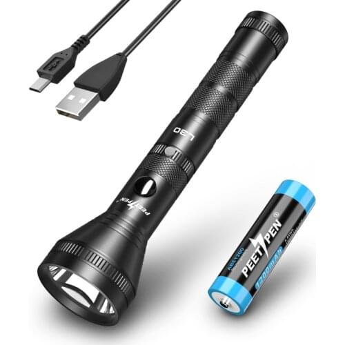 WUBEN L30 LED Flashlight USB Rechargeable Torch 1200 Lumens Waterproof Side Switch Flashlight Outdoor Light for Camping