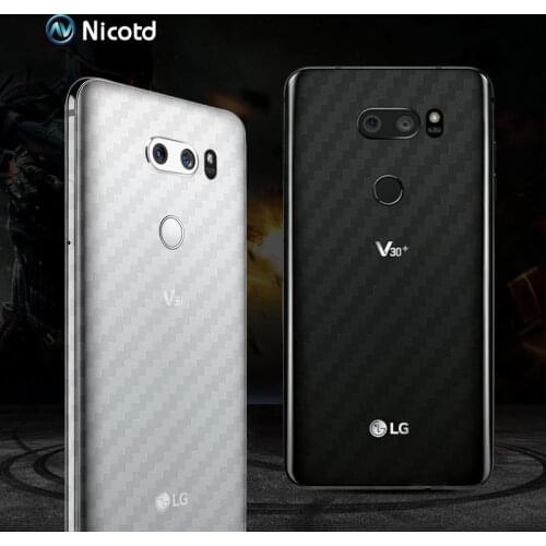 5PCS/Lot 3D Carbon Fiber Screen Protector For LG G6 G7 Plus G5 Q6 V20 V30 V35 V40 V50 ThinQ Back Film Protective Guard(Not Glass