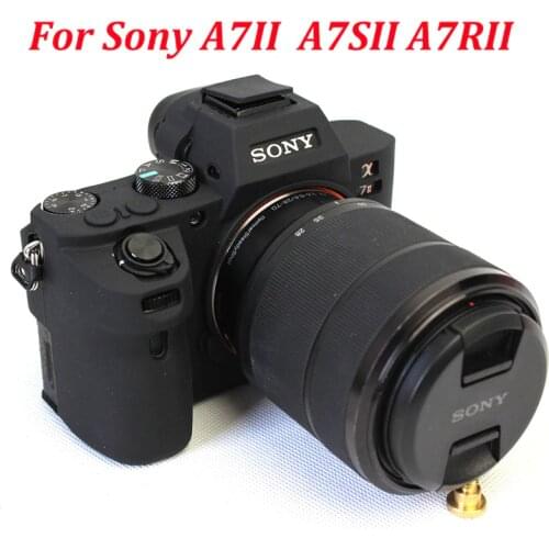 Soft Silicone Rubber Camera Protective Cover Case Bag For Sony A7 Mark II III A7III A7M3 A7R3 A7II A7M2 A7R2 A7S2 A7RII A7SII A9