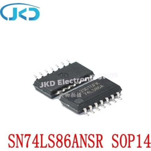 10pcs SN74LS86ANSR SN74LS86AN SN74LS86A 74LS86 74LS86A SOP-14 New IC
