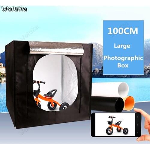 100cm LED Photographic Box Photography lamp Light Box Softbox large studio fill light photo set shooting prop equipment CD50 T11