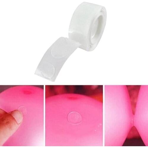 100 Points Balloon Attachment Glue Dot Attach Balloons To Ceiling Or Wall Stickers Birthday Party Wedding Decoration Supplies