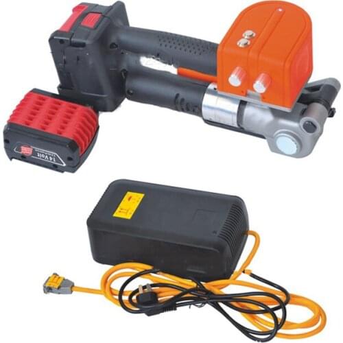 110V/220V PET Plastic Steel Belt Portable Charging Baling Press PET Strap Strapping Machine Handheld Electric Baler D19