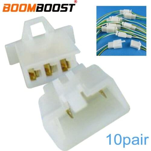 3Pin automotive Electrical wire Connector cable connector 10set/lot cable terminal plug Kits