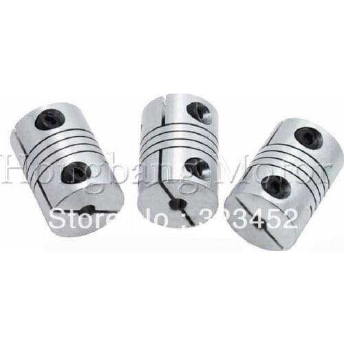 3pcs CNC Coupling Flexible 8x8mm D20xL25 Jaw Spider Plum Coupling Shaft Coupler
