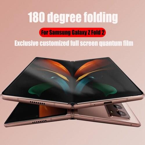3 IN 1 Soft Hydrogel Film For Samsung Galaxy Z Fold 2 Front and Back Membrane TPU Full Cover Screen Protector For Galaxy Fold 5G
