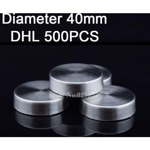 500PCS Diameter 40mm screw cover caps 304 stainless steel standoff screw cover advertisement fixing screws mirror screws KF856