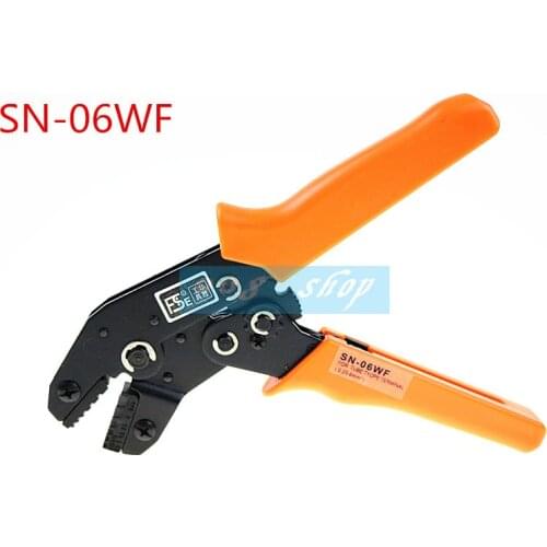 Free shipping SN-06WF 0.25-6mm2 Crimping Pliers for End-sleeve Cable Clamp Locking Crimper Press Tool