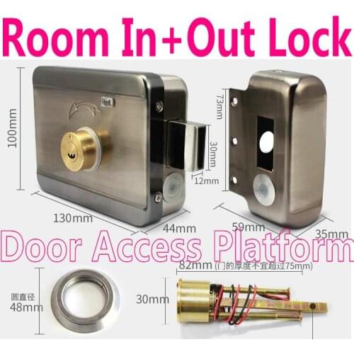 Room in+Room Out Both Lock Control ELectric Silent Mute lock with Electric Metal Silent-Mode lock Door Controller home locker