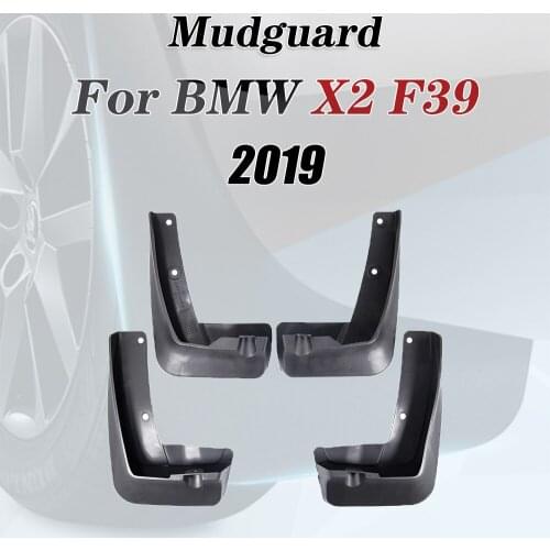 4 PCS For BMW X2 F39 2019 Front Rear Car Mudguard Fender Mud Guard Flaps Splash Flap Mudguards Accessories
