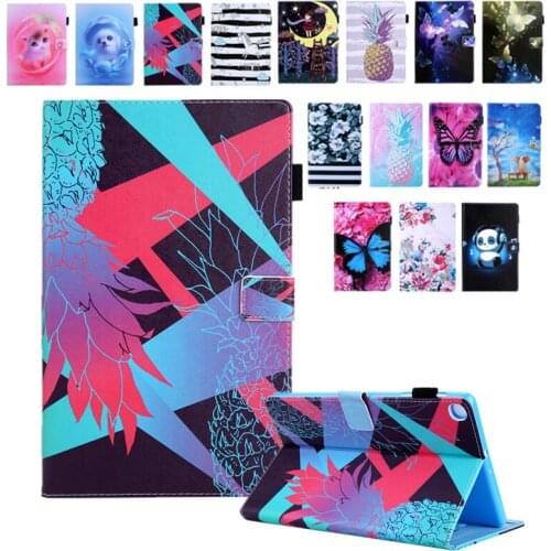 Cover For Samsung Galaxy Tab A 10.1inch 2019 2021 SM-T510/T515 Tablet case Leather Fold Stand Bracket soft protective shell Capa