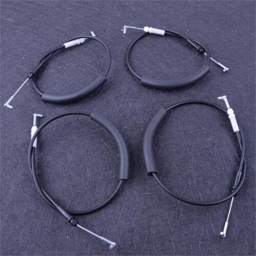 CITALL 4pcs Car Parts Rear & Front Door Inner Handle Lock Wire Release Cable Accessories for Great Wall X240 2012 2013 2014 2015