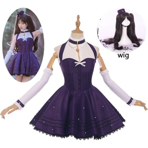 Fate Grand Order Ishtar Cosplay Costume Moon Goddess Event Outfit Adult Female Women men Halloween Carnival Cothes and wig