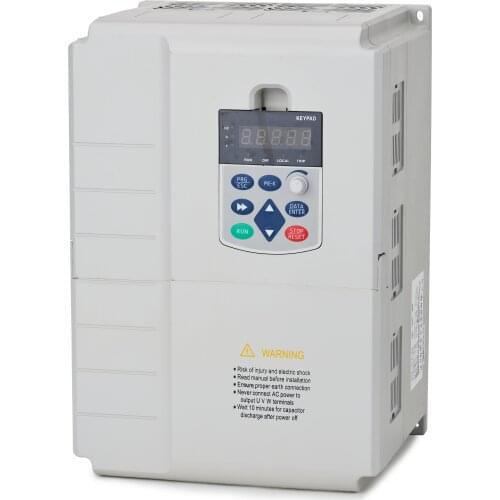 China 12 Years Factory single phace to tree phace vfd low cost variable frequency drive 5.5kw for brick making machine