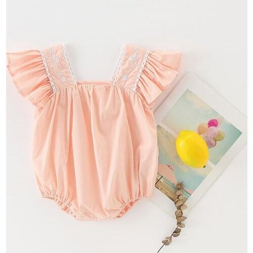Baby Girl Romper Summer Newborn Baby Clothes Girl Jumpsuit Princess Baby Romper Sunsuit Infant Toddler Baby Jumpsuit Playsuit