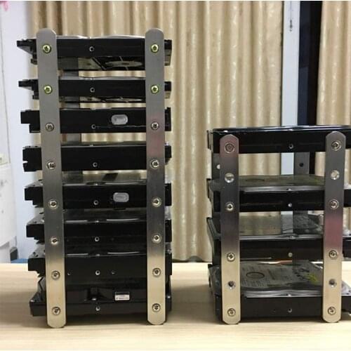 3.5 inch hard disk bracket multilayer hard disk rack aluminum alloy 3MM thickness hard disk rack with screws