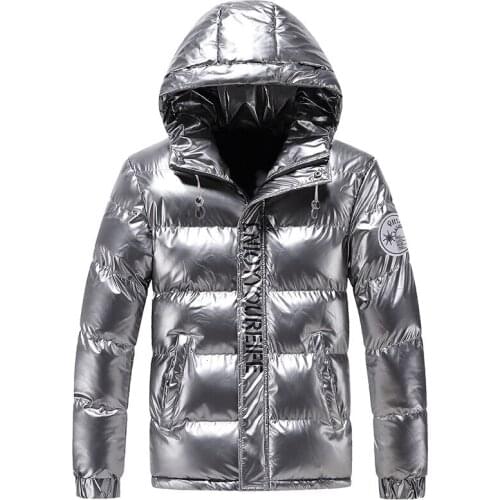 Winter Warm Men Jacket Coat Casual Autumn Stand Collar Puffer Thick Hat White Duck Parka Male Mens Winter Down Jacket With Hood
