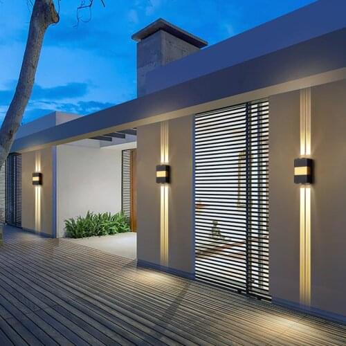 Outdoor wall washer wall lamps led IP54 waterproof spotlight hotel villa entrance Wall Light garden landscape Wall Lighting