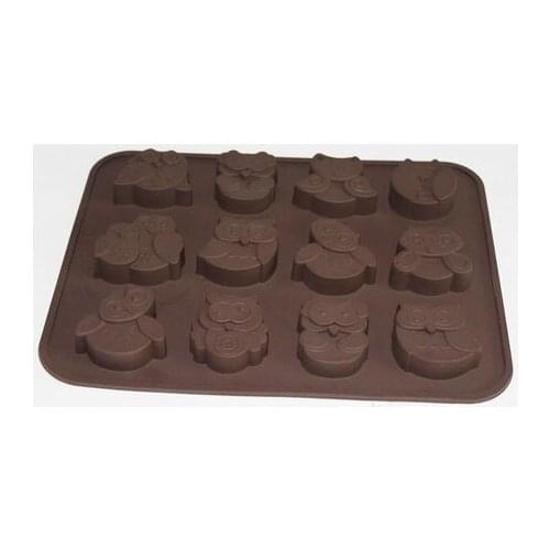 Novelty Owl Silicone Moulds for Soap Chocolate Jelly Candy Kids Gifts Baking