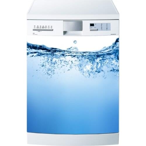 Wholesale 3D Full Water Dishwasher Refrigerator Freeze Sticker Art Fridge Door Cover Wallpaper Kitchen Wall Stickers