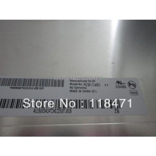 Original packing and new 20.1 inch LCD Panel M201EW02 V.F M201EW02 VF for AUO