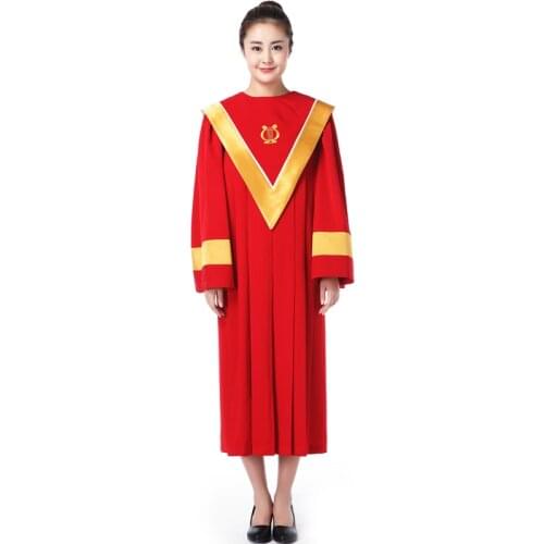 Choir Dresses Christian Church Hymn Poem Robe of Holy Garment Disfrases Para Iglesia Coro Della Chiesa Choir Robes