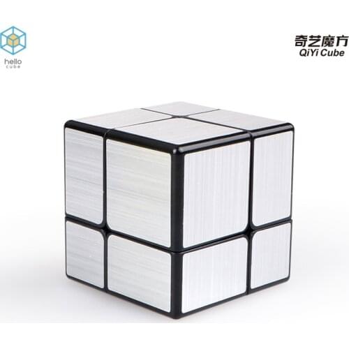 QiYi Color Mirror 2x2x2 Magic Cube Speed puzzle games cast coated neo cube toys for children cubo magico neo Cube Highlight