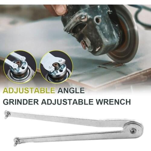 Adjustable Angle Grinder Wrench 100/125/150 180mm Adjustable Grinder Spanner for Angle Grinder Changing Home Hand Tools Dropship