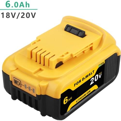 DCB200 20V 6.0Ah replaceable Li-ion battery compatible with Dewalt 18 Volt MAX XR power tools lithium Batteries