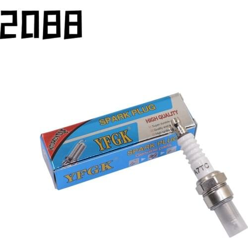 2PCS Motorcycle Spark Plug for CR7HIX CR7HSA C7HSA A7RTC A7TC GY6 50cc-150cc Scooter ATV Quads Go Kart Dirt Bike Moped
